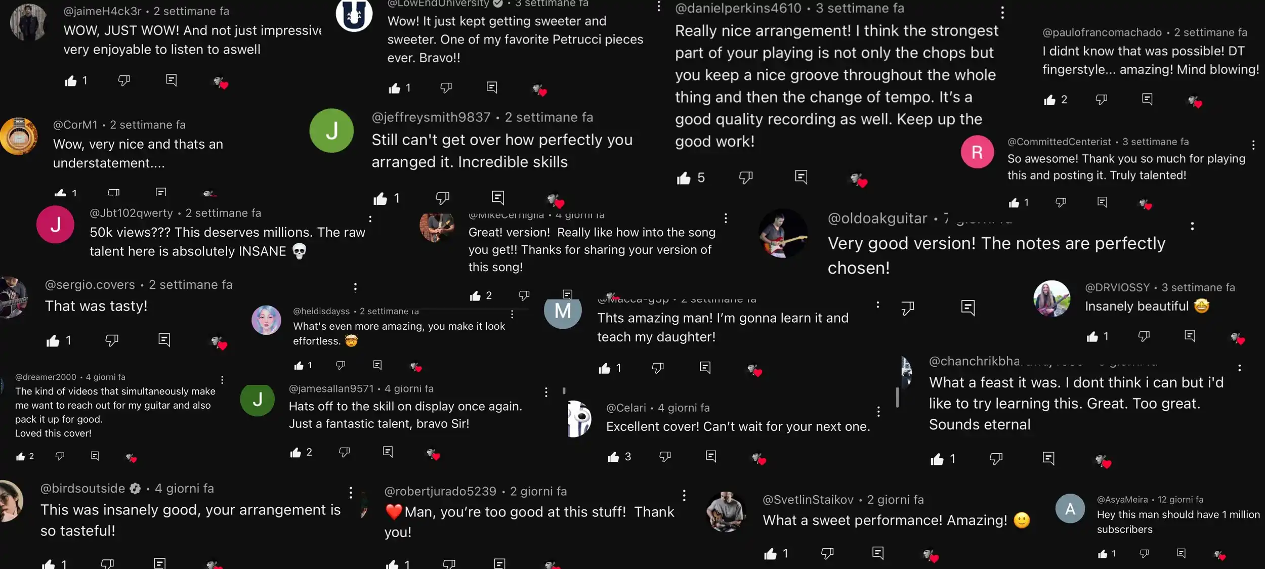 YouTube comments